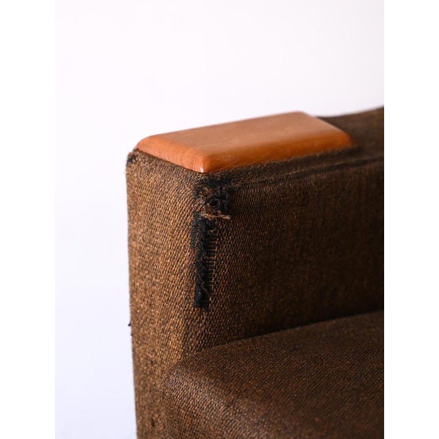 Vintage Scandinavian Armchair with Original Fabric, 1960s For Sale - Image 11 of 13