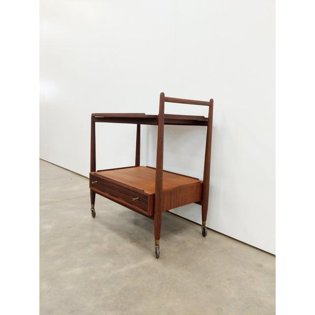 Mid-Century Modern Vintage Mid Century Modern Teak Trolley / Cart by White & Newton For Sale - Image 3 of 10