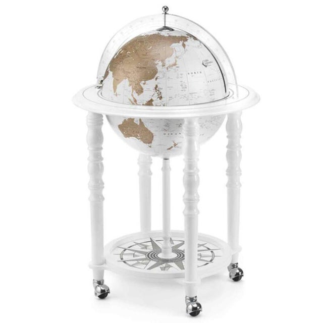 Wood Elegance Globe Bar by Zoffoli Mappamondi For Sale - Image 7 of 7