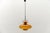 Mid-Century Modern Mid-Century Modern Amber Glass and Copper Ceiling Lamp, 1950s For Sale - Image 3 of 12