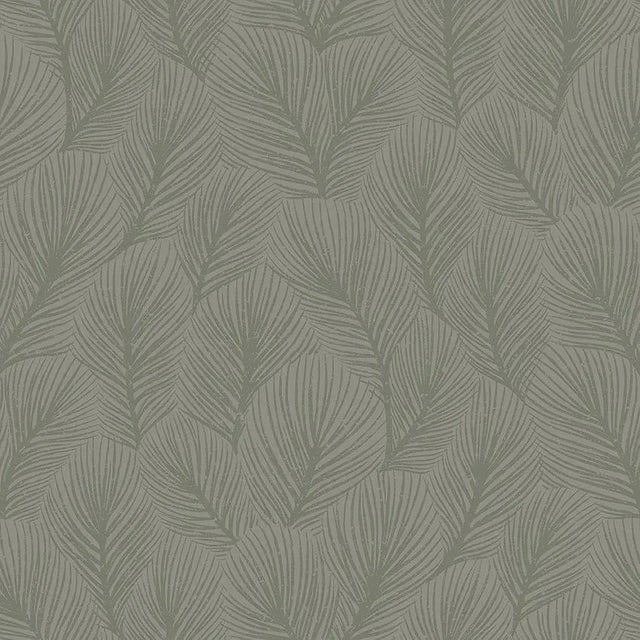 Boråstapeter Pine Tree Wallpaper In Sage For Sale