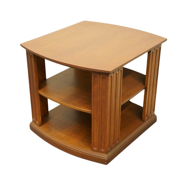 High End Solid Cherry Traditional Style 25x28" Tiered Accent End Table 43-1100 For Sale - Image 10 of 10