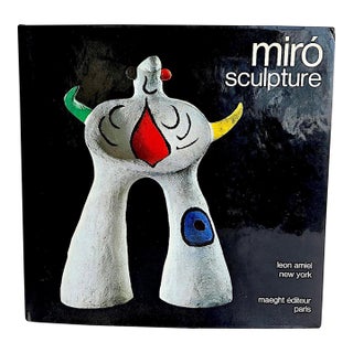1974 1st Edition Art Book, "Miro Sculpture (1893-1993)", by Alain Jouffroy and Joan Teixidor, Includes 2 Original Lithographs For Sale