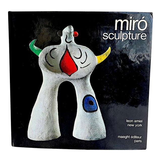 1974 1st Edition Art Book, "Miro Sculpture (1893-1993)", by Alain Jouffroy and Joan Teixidor, Includes 2 Original Lithographs For Sale