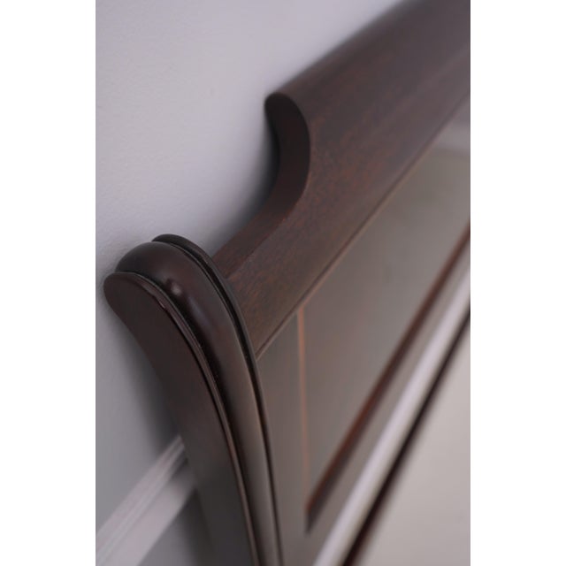 Traditional Stickley Mahogany King Size Headboard For Sale - Image 3 of 11