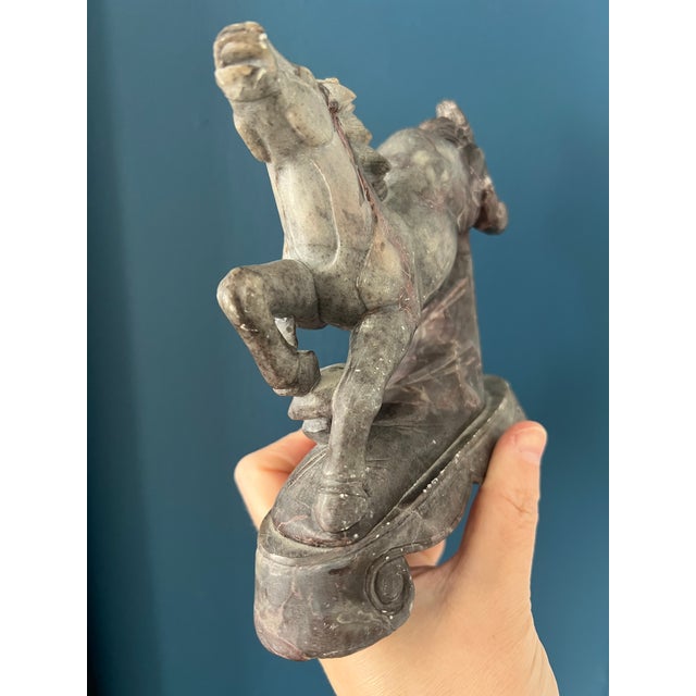 Vintage Natural Stone Horse Sculpture For Sale - Image 15 of 15