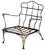 Rustic Vintage Rustic Patina Garden Chair For Sale - Image 3 of 9