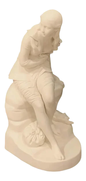 19th Century Minton Parian Figure of Don Quixote's "Dorothea" by John Bell