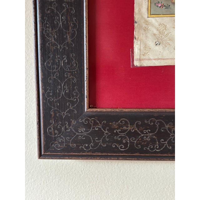 Late 19th Century Framed Set of Kama-Sutra Art - Set of 2 For Sale - Image 10 of 10