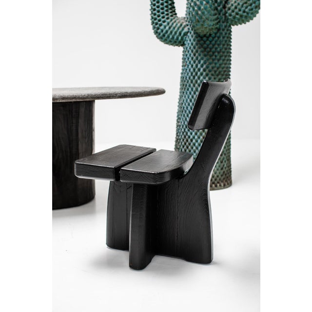 Table and Two Chairs from Gottfried Anliker, Set of 3, in Very Good conditions. Designed 1960 to 1969 This piece is...