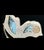 Sterling Alan K Millefiori Murano Glass Butterfly Pendant Omega Necklace 925 Silver For Sale - Image 4 of 5