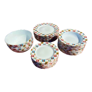1990s Andy Warhol "Marilyn Monroe Some Like It Hot”Dinner Service for 10, Plus Serving Bowls- 32 Pieces