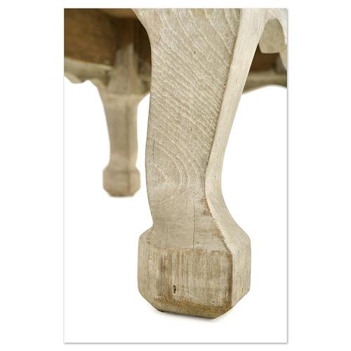 Wood Coffee Table with Patina For Sale - Image 4 of 6