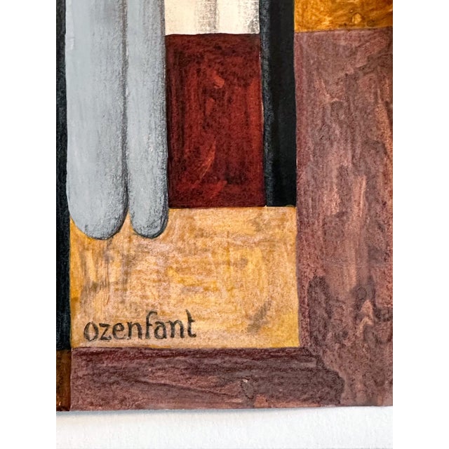 Drawing on Paper Nature Morte Still Life Attributed to Amédée Ozenfant For Sale - Image 4 of 12