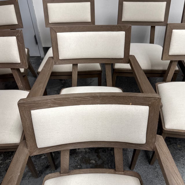 Textile Brownstone Furniture Bancroft Dining Chairs, Set of Eight For Sale - Image 7 of 12
