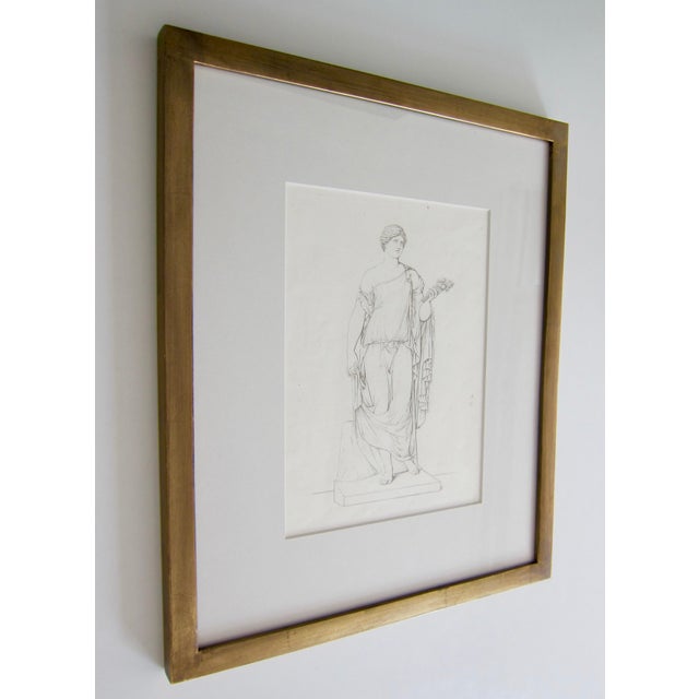 Lovely Roman engravings from the 19th century framed in beautiful goldenrod bronze finishing hand-crafted wooden frames,...