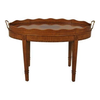 Maitland Smith Adam Style Tray Top Coffee Table For Sale