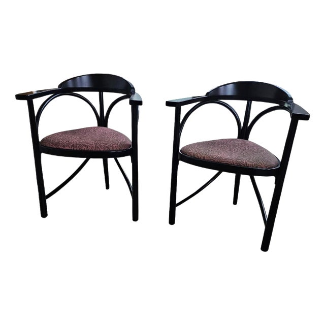 Triangle Chair by Michael Thonet, Set of 2 For Sale