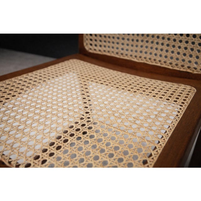 Set of Eight Dining Chairs in Hardwood and Caning by Celina Decorações, Brazil, C. 1960s For Sale - Image 13 of 13