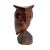Mid Century 1960s Hand Carved Ironwood Owl Sculpture Statue For Sale - Image 11 of 11