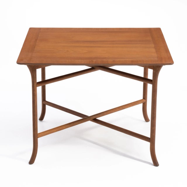 T.H. Robsjohn-Gibbings Widdicomb #3334 Square Saber Leg Coffee End Side Table 1955 For Sale In Philadelphia - Image 6 of 12