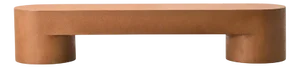Copper Brown Lazy-O Bench by Somaschini