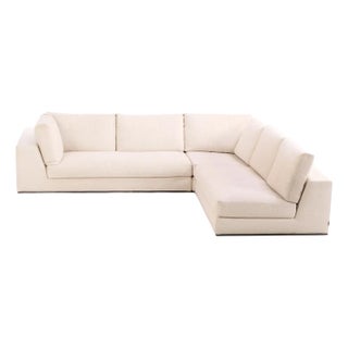Minotti Hamilton 3-Piece Sectional on Chrome Base For Sale