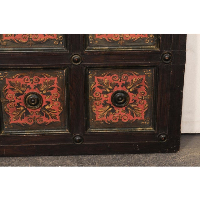 Early 20th Century Italian 6.5 Ft Long Paneled Wall Plaque For Sale - Image 11 of 12