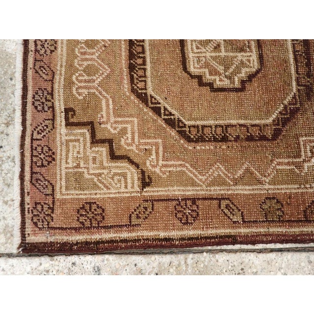 Early 20th Century Galerie Shabab Collection Early 20th Century East Turkestan Khotan Throw Rug For Sale - Image 5 of 8