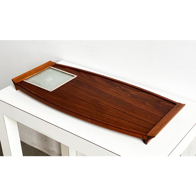 Mid Century Modern Teak Electric Warming Tray by Salton Hotray, Usa, C. 1960s For Sale In Providence - Image 6 of 8