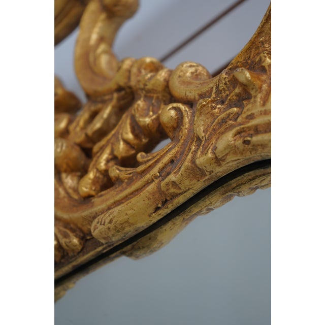 Friedman Brothers Chippendale Rococo Gold Frame Mirror For Sale - Image 10 of 13