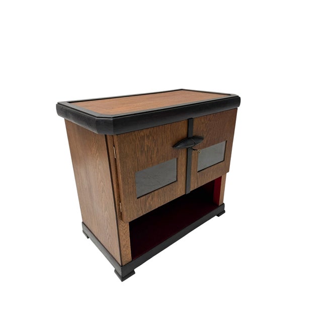 Art Deco Amsterdamse School Cabinet by E.G.C. Schubad, 1920s For Sale - Image 4 of 10