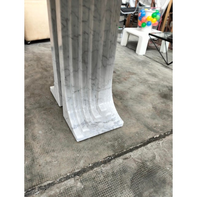 Stone Samo Carrara Marble Dining Table by Carlo Scarpa for Simon, 1970s For Sale - Image 7 of 12
