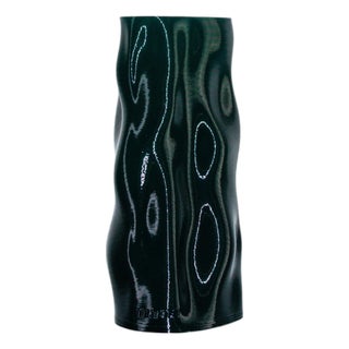 Tall Forest Green Magma Vase by Mana For Sale