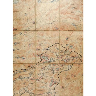 West Canada Lakes New York 1900 Us Geological Survey Folding Map For Sale