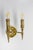 1960s French Louis XVI or Neoclassical Style Brass Double Sconces, 1960s, Set of 2 For Sale - Image 5 of 10