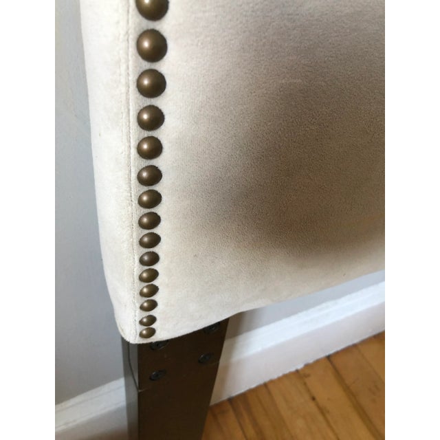 West Elm West Elm Upholstered Velvet Queen Headboard For Sale - Image 4 of 10
