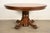 R. J. Horner Style Antique Victorian Carved Oak Split Pedestal Extension Dining Table With Lion Paw Feet | Newly Refinished For Sale - Image 13 of 14