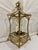 Gold 1920s French Style Basket Lantern For Sale - Image 8 of 8