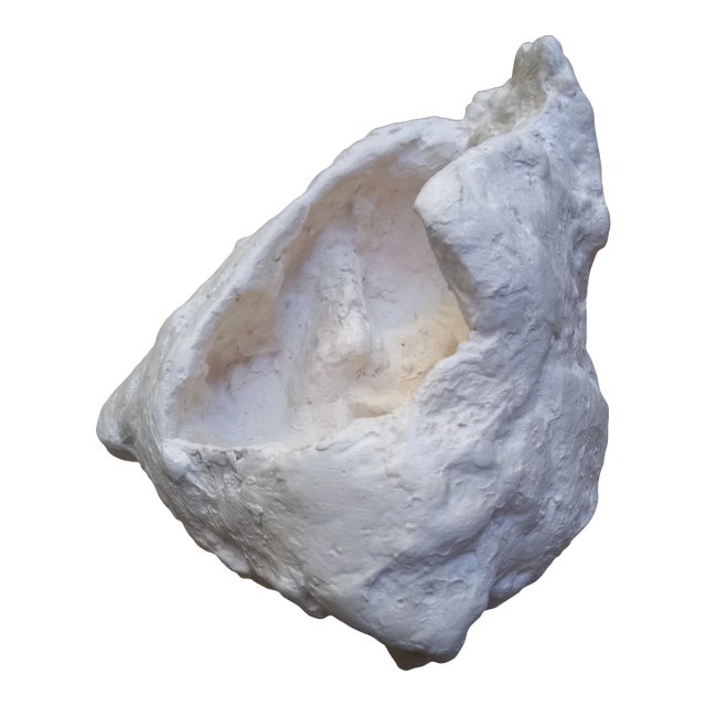 Vintage Plaster Abstract Natural Color Palette Sculpture / Giacometti For Sale
