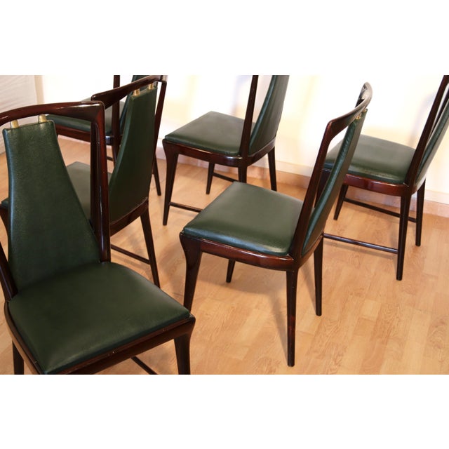 Mid-Century Modern Chairs by Osvaldo Borsani, Italy, 1950s, Set of 6 For Sale - Image 13 of 15