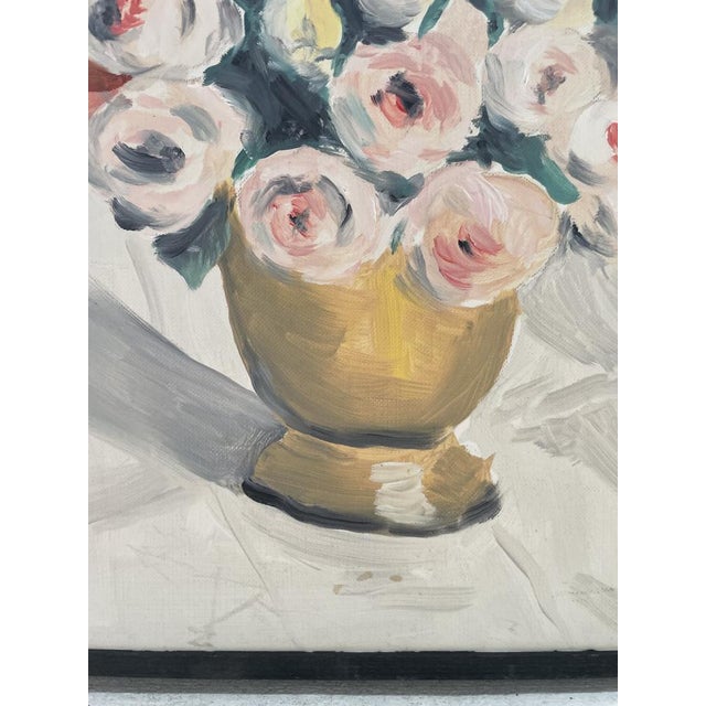 After Evan Walters, Flowers, 1960s, Oil Painting, Framed For Sale - Image 14 of 18