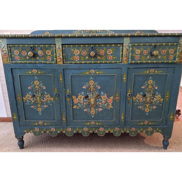 Late 19th Century Antique Painted From Spain Chairish