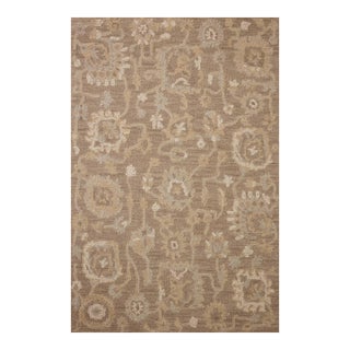 Chris Loves Julia x Loloi Dorothea Bark / Stone 9'-3" x 13' Area Rug For Sale