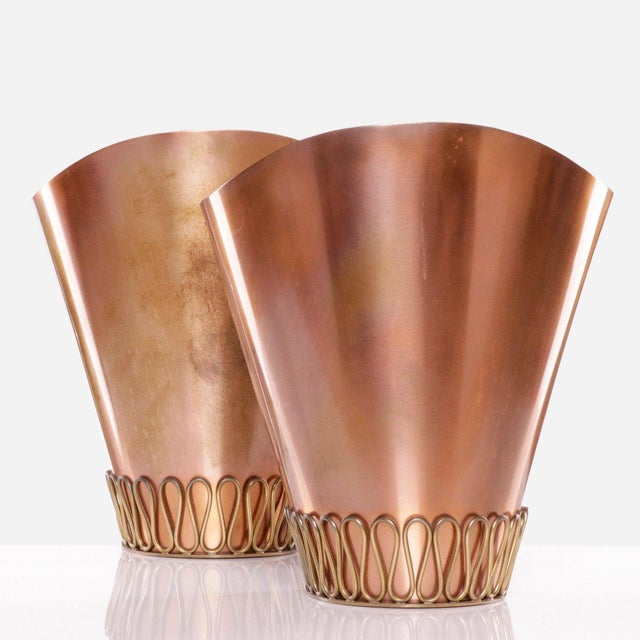 Mid-Century Conical Wall Lights in Copper, 1960s, Set of 2 For Sale - Image 6 of 6