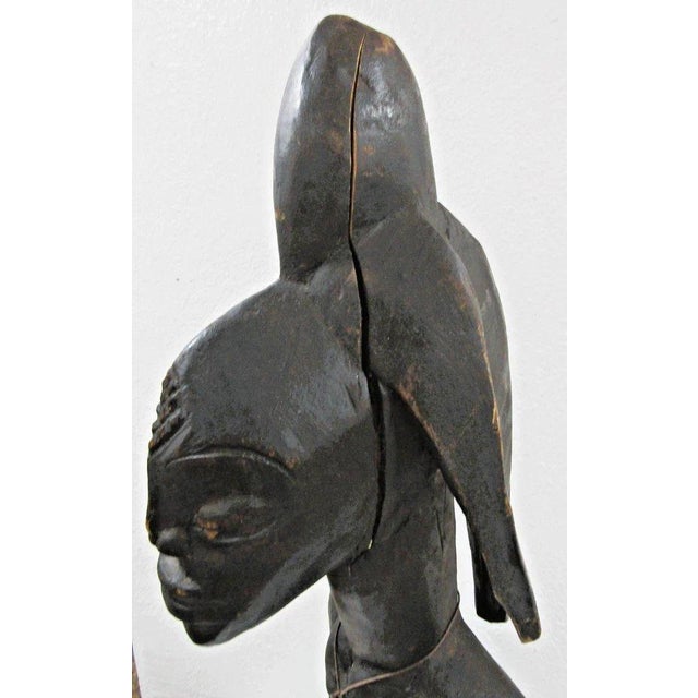 Antique African Mumuye Iagalagana Jagana Seated Figure Sculpture From Nigeria For Sale - Image 12 of 12