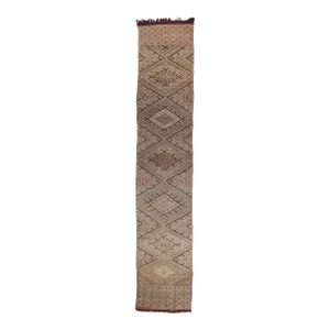 Vintage Zemmour Moroccan Kilim Rug - 03'04 X 17'06