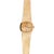 Vintage Rolex Precision ladies manual-wind watch in 18K yellow gold featuring a cushion-shaped case with a champagne...