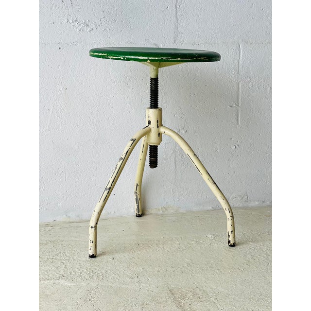Industrial Vintage Industrial Stool, 1970s For Sale - Image 3 of 12