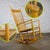 Late 20th Century Scandinavian Modern Rocking Chair Model J16 by Hans Wegner Beechwood & Natural Cord Seat For Sale - Image 16 of 17